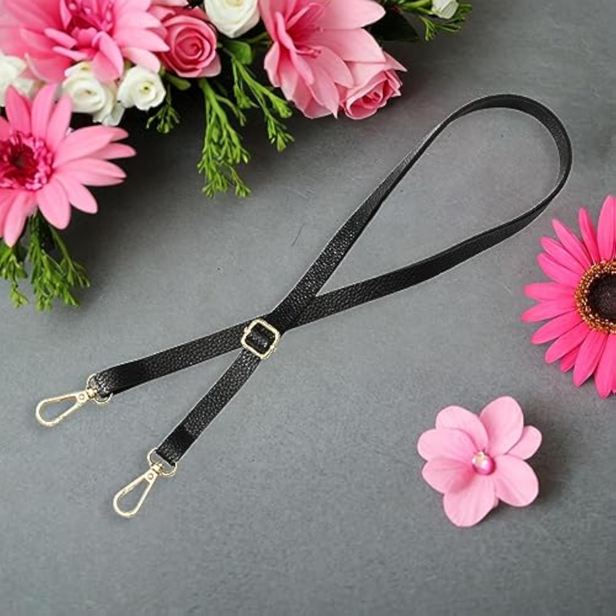 Comfortable Purse Chain Strap for Shoulder Bag, Black